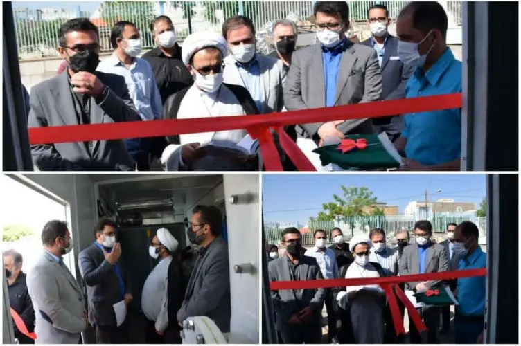 بهره برداری دستگاه اکسیژن ساز در شهرستان محلات

