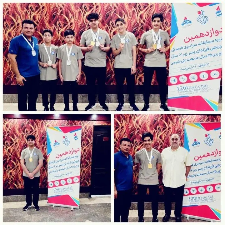 درخشش شطرنج‌بازان پتروشیمی جم با مقام دوم تیمی در مسابقات صنعت پتروشیمی
