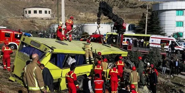 ترخیص 8 تن از مصدومان حادثه اتوبوس دانشگاه آزاد