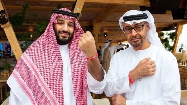 اتحاد محمد بن سلمان و ولیعهد امارات +عکس