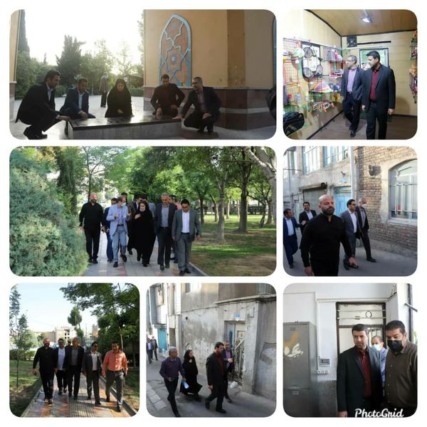 بازدید "محمد مهدی عزیزی" مدیرعامل سازمان مدیریت پسماند شهرداری تهران از منطقه ۱۶