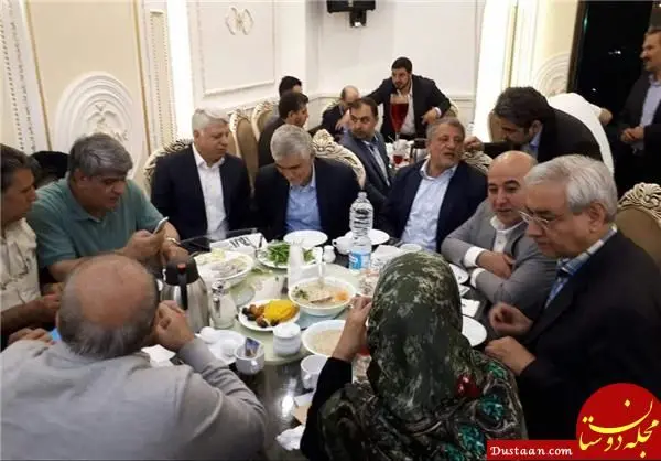 حاتم بخشی شورا در ضیافت افطار از جیب چه کسانی؟ + عکس
