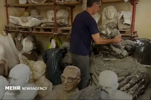 مجسمه‌ها صاحب بیمارستان شدند +عکس