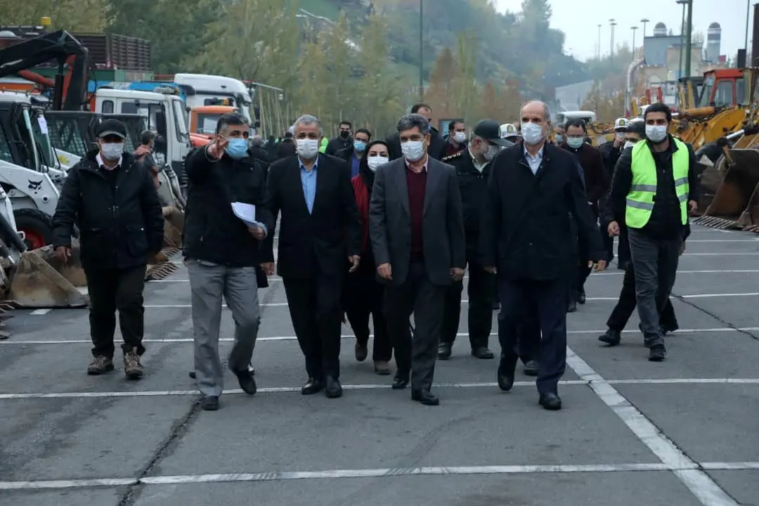 مانور برف روبی منطقه2  در بوستان نهج البلاغه برگزار شد

