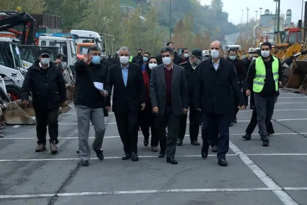 مانور برف روبی منطقه2 در بوستان نهج البلاغه برگزار شد