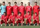 شکست تیم فوتبال نوجوانان ایران مقابل تاجیکستان
