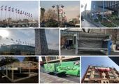 رنگ‌آمیزی ۴۵۰۰ متر هندریل در بزرگراه شهید زین‌الدین