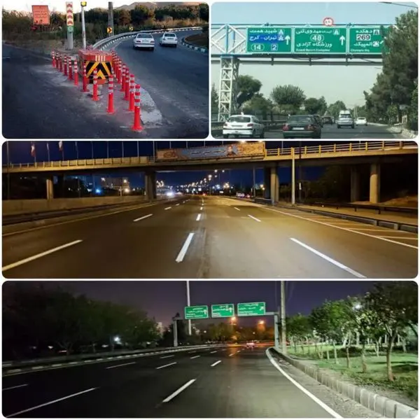 اجرای طرح افزایش خدمات و ایمن‌سازی بزرگراه‌‌های پایتخت