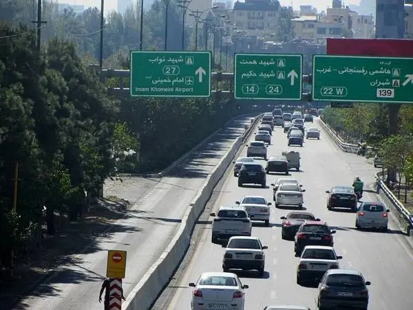 جایگزینی 14 کیلومتر نیوجرسی به جای گاردریل در بزرگراه شهید چمران