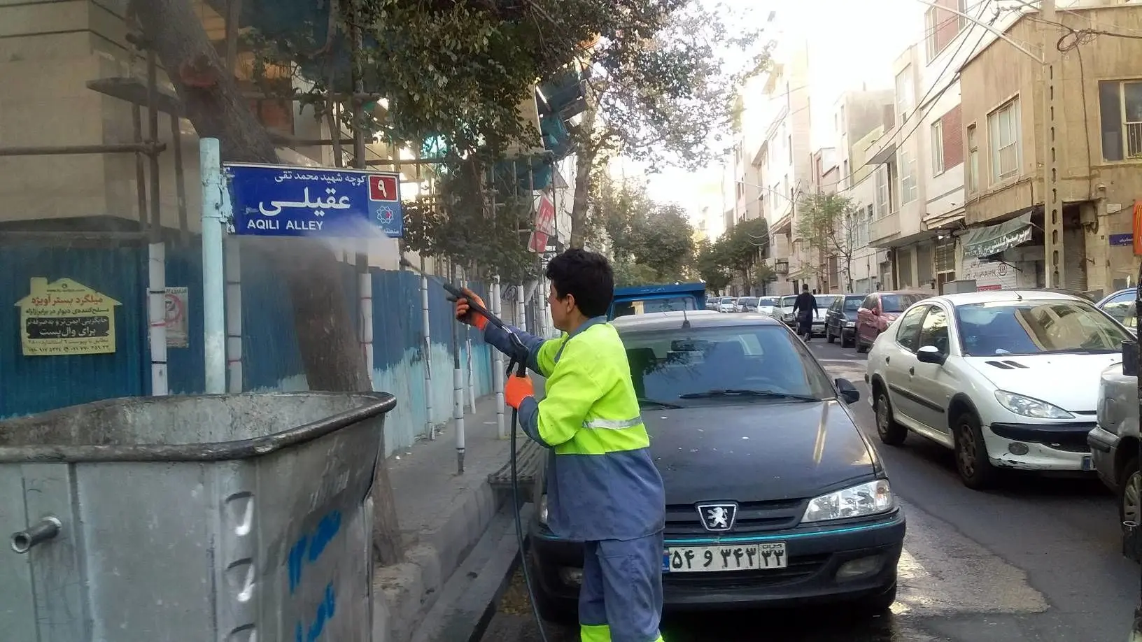 آراستگی محورهای نواحی منطقه۱۳ در طرح پنجشنبه‌های نگهداشت شهر