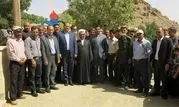 مشعل گاز روستای آتشکوه از توابع شهرستان محلات استان مرکزی روشن شد