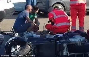 
تصادف بازیگر مشهور هالیوودی + عکس
