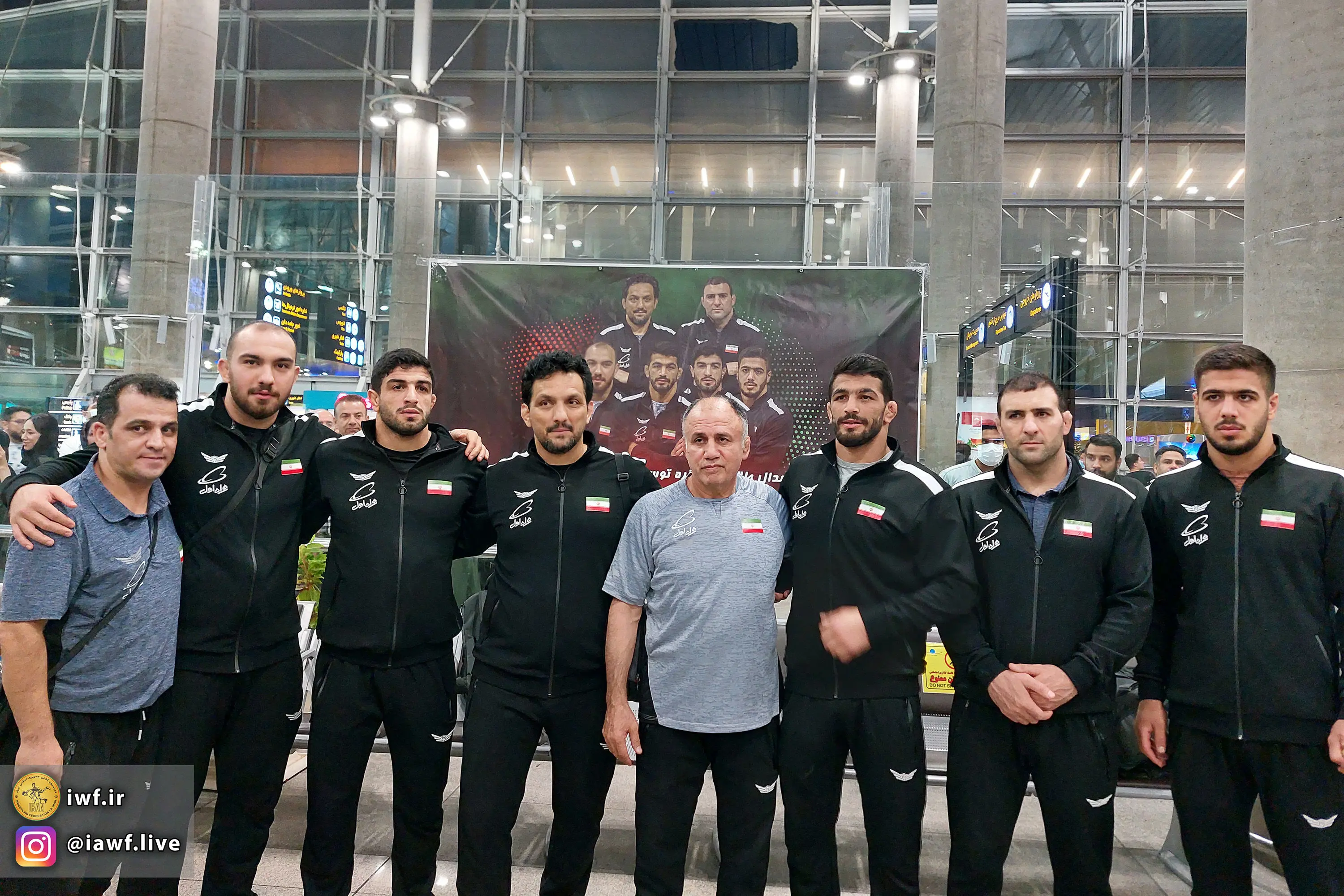 تیم منتخب کشتی آزاد ایران به کشور بازگشت