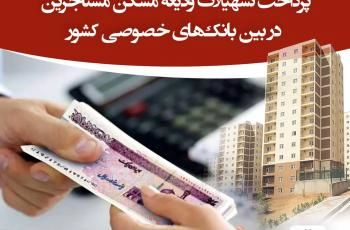  رتبه نخست بانک‌های خصوصی کشور در پرداخت تسهیلات ودیعه مسکن مستاجرین به بانک پارسیان رسید