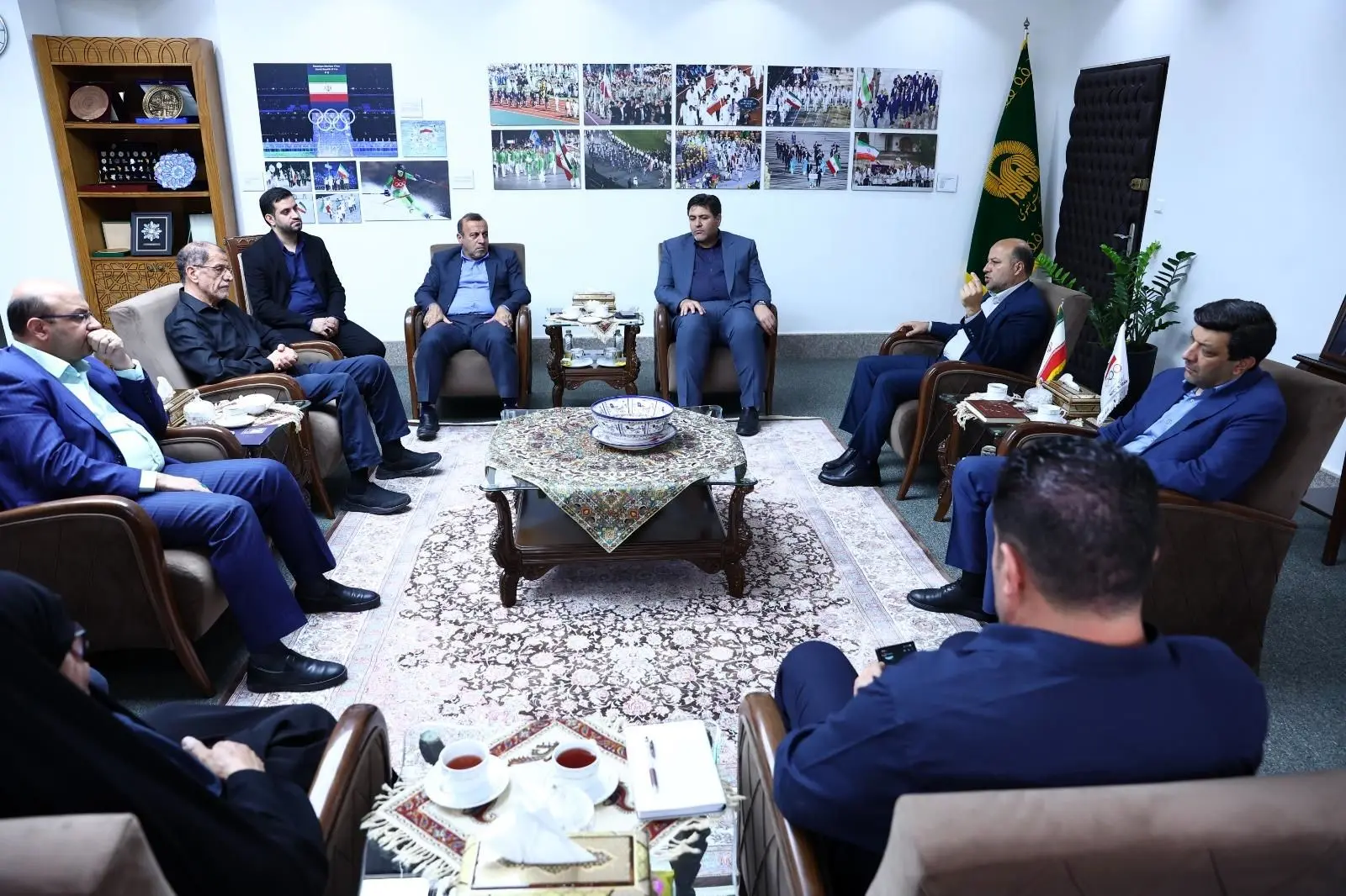 دیدار معاون تربیت‌بدنی و سلامت وزارت آموزش و پرورش با مسئولان کمیته ملی المپیک