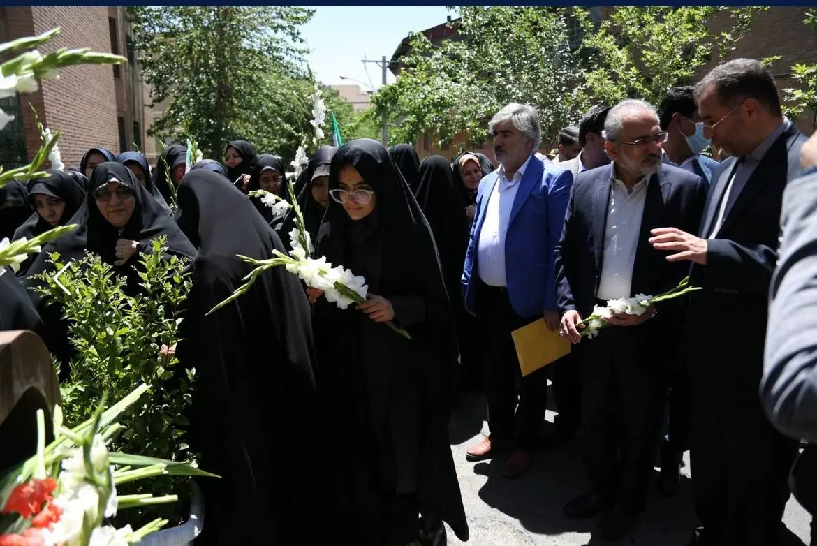 گلباران محل شهادت شهید مطهری در منطقه 12
