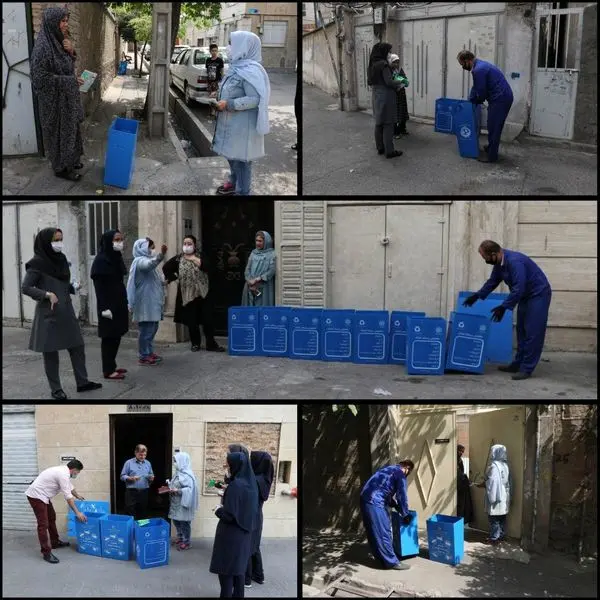 اجرای طرح محله سبز در منطقه۹

