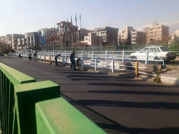 نوروزی رنگارنگ با چشم نوازی  دیواره های شهری منطقه ۴