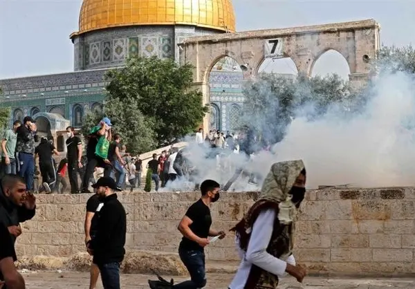 مقاومت فلسطینیان در مسجدالاقصی
