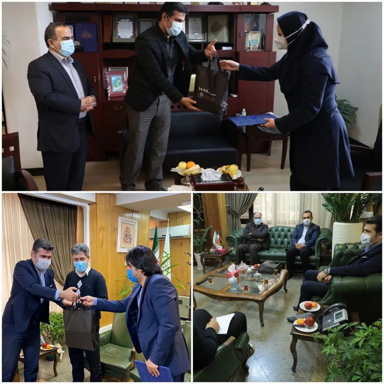 تقدیر از مسئولین دفاتر فعال در برخی مناطق

