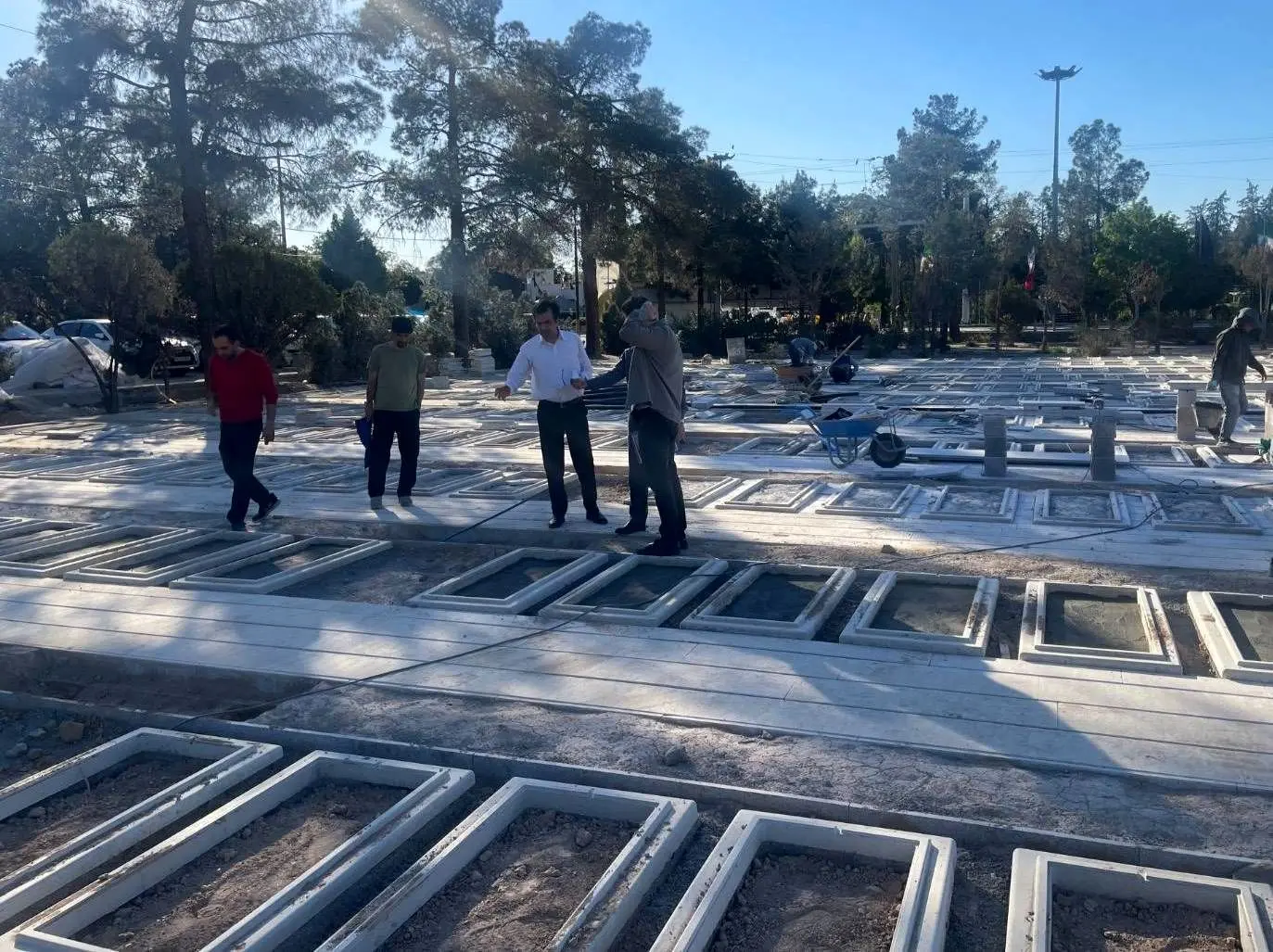 ساماندهی قطعه ۴۲ بهشت زهرا توسط شهرداری منطقه یک 