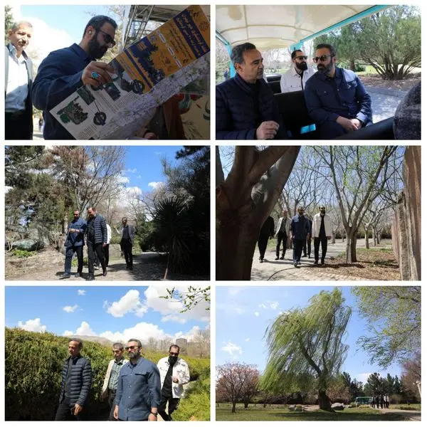 بازدید عیدانه شهردار منطقه ۲۲ از باغ ملی گیاهشناسی ایران