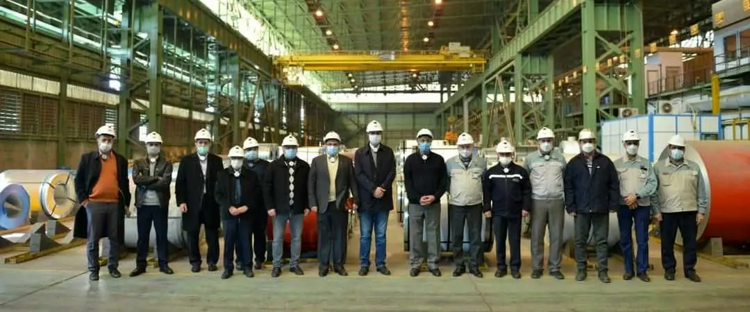 بازدید رئیس اتاق بازرگانی تهران از فولاد مبارکه اصفهان

