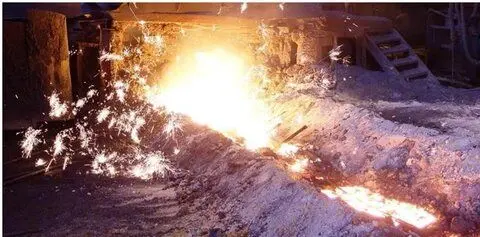 ذوب آهن اصفهان،رکورد تولید روزانه ۹۸۰۵ تن چدن مذاب را ثبت کرد