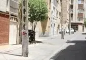 جابه جایی پایه تیرهای چراغ برق مزاحم در منطقه ۱۲