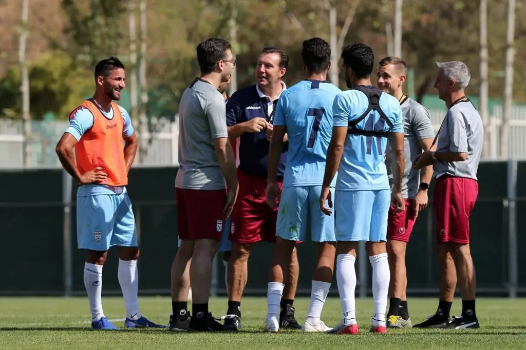 تمرین ریکاوری تیم ملی فوتبال ایران برگزار شد