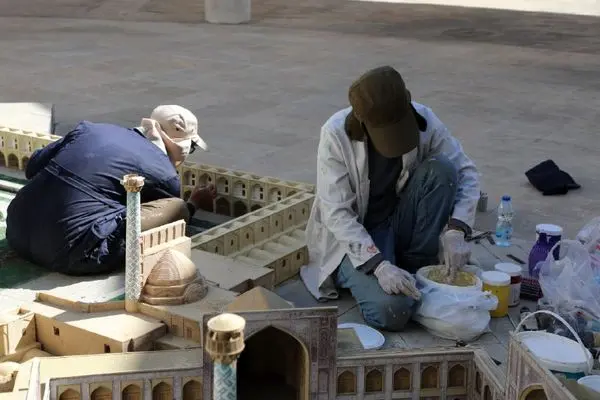 آثار باستانی باغ موزه مینیاتور پس از ده سال بازسازی شد