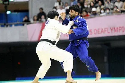 اولین مدال کاروان ایران در جودو/ سلحشور برنز گرفت
