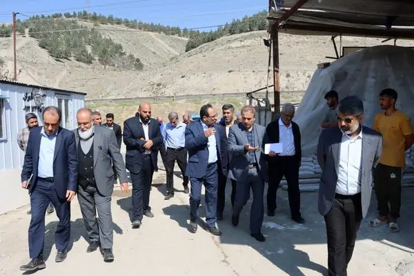 بازدید شهردار منطقه ۴ تهران از حریم  و پروژه های "طهران کوچک" با حضور مسئولان استانی