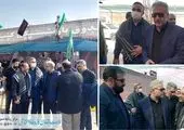 بازدید سرپرست وزارت رفاه از کارخانه فولاد اکسین خوزستان

