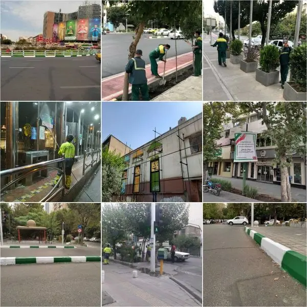  اقدامات شهرداری منطقه۶ همزمان با مراسم تحلیف هشتمین رییس جمهوری اسلامی ایران