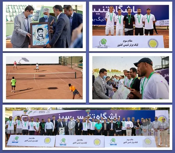 بیمه سرمد، به مقام سومی لیگ برتر تنیس رسید
