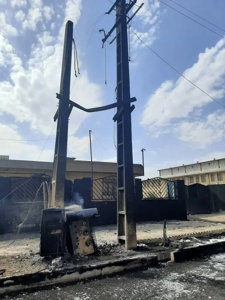 خسارت 25 میلیارد ریالی آتش‌سوزی شهرک شکوهیه به شبکه برق 

