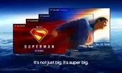 سامسونگ تجربه‌ای «سوپر بزرگ» از سوپرمن ارائه می‌دهد  