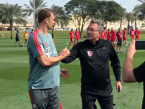 کاپیتان تیم ملی آلمان و بایرن مونیخ در تمرین سرخپوشان