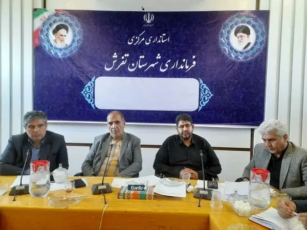 حل مشکل آب شهرستان تفرش در مدت زمان کوتاه برطرف شود