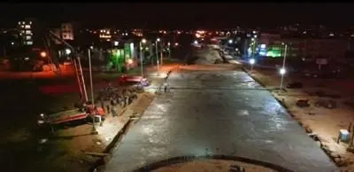 ثبت بزرگترین رکورد در بتن ریزی پروژه های عمرانی شهر اراک