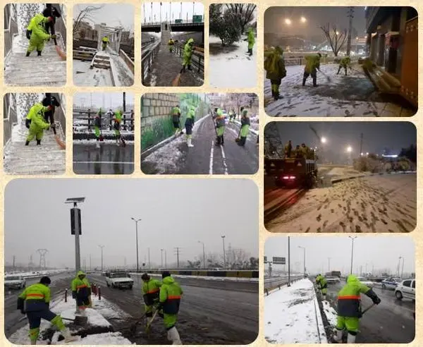 تردد روان در معابر و بزرگراه های منطقه15