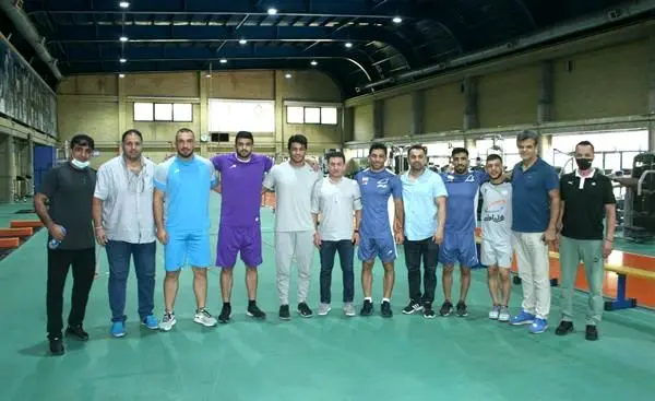 اعضای تیم ملی کشتی آزاد تست دادند