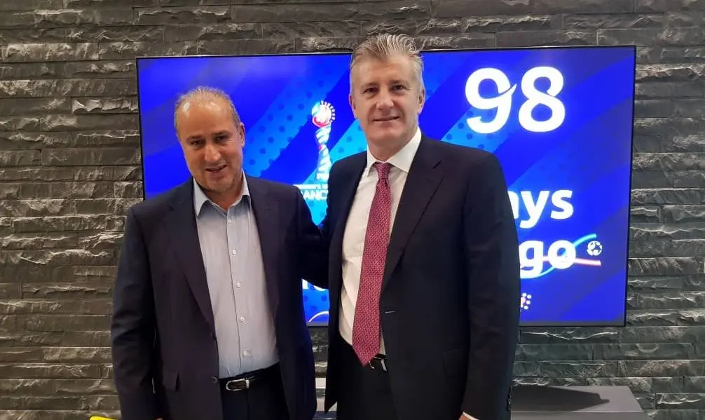 دیدار روسای فدراسیون های فوتبال ایران و کرواسی