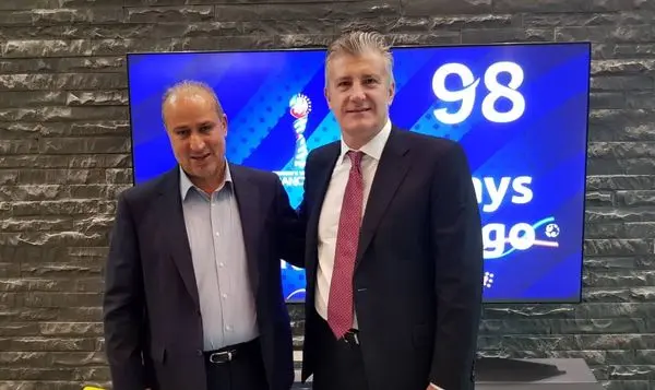 دیدار روسای فدراسیون های فوتبال ایران و کرواسی