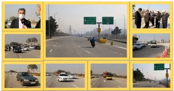 بهره برداری آزمایشی از فاز دوم بزرگراه شهید نجفی رستگار در منطقه ۱۵

