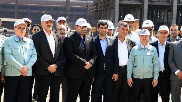 بازدید هیات مدیره انجمن تولیدکنندگان فولاد از فولاد هرمزگان

