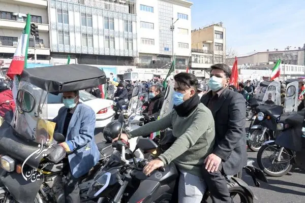 حضور شهردار منطقه یک در مراسم چهل و دومین سالگرد پیروزی انقلاب اسلامی