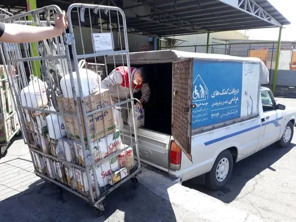 اهداء محموله کالاهای خوراکی و بهداشتی به موسسه خیریه کهریزک
