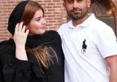 امید ابراهیمی در کنار همسرش +عکس